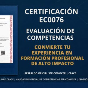 Certificación EC0076 Evaluación de Competencias Presencial CEACE