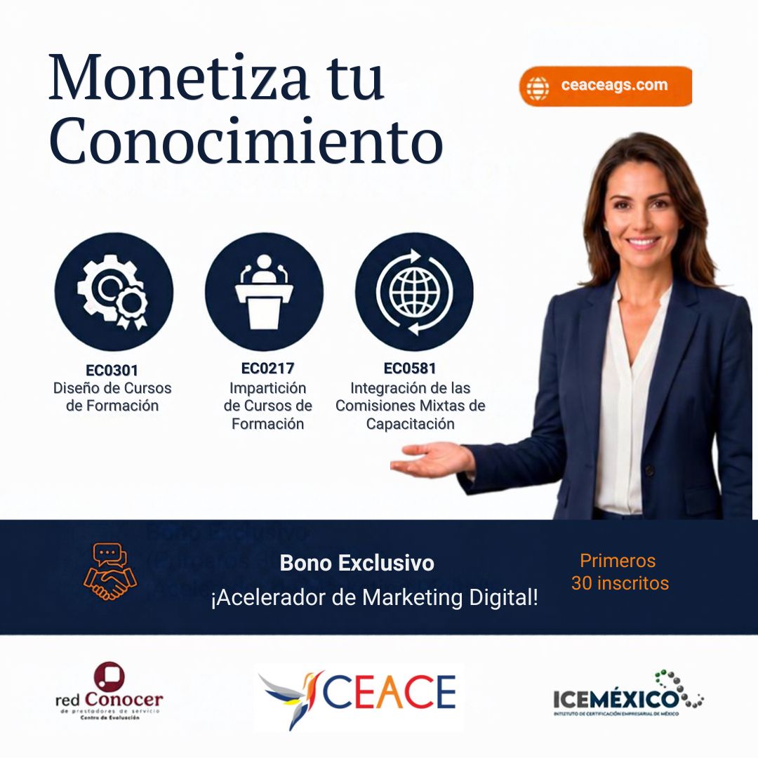 Triple Certificación CONOCER CEACE